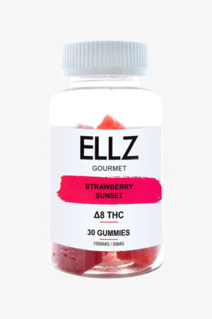 ELLZ Delta 8 Gummies Strawberry Sunset 30ct