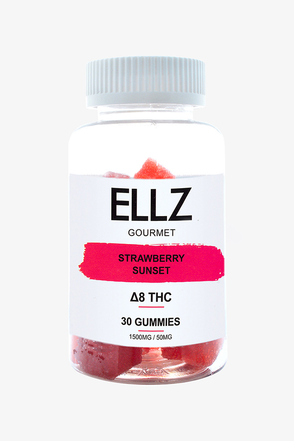 ELLZ Delta 8 Gummies Strawberry Sunset 30ct