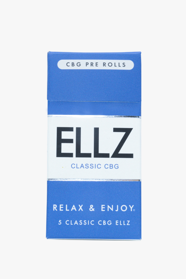 ELLZ CBG Hemp Cigarettes Pre Rolls 5 Pack