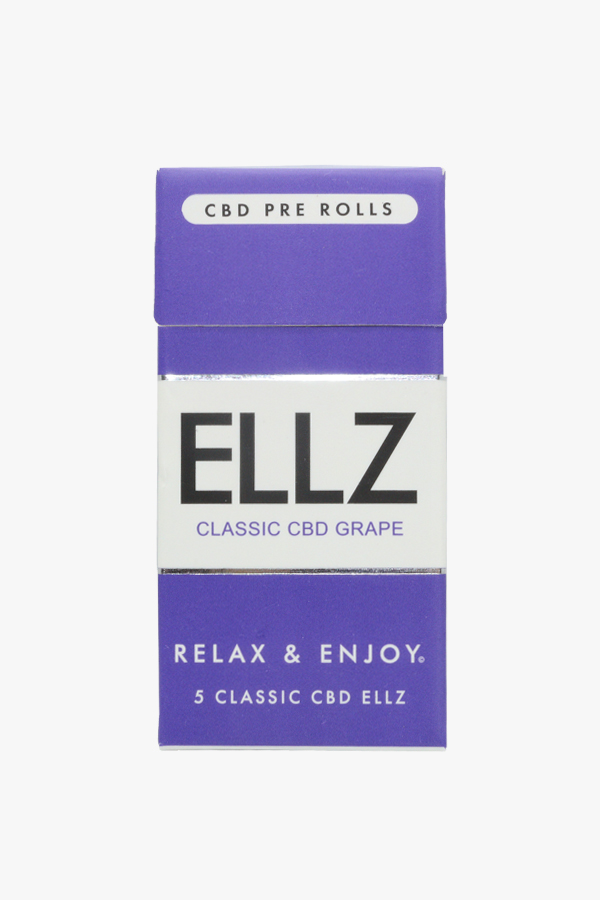 ELLZ Classic CBD Grape Hemp Cigarettes Pre Rolls